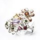 Заказать Аметист "Первое лето" кольцо с аметистом, изумрудом, родолитом. DESIGNER JEWELRY 'JANNA'. Ярмарка Мастеров. . Кольца Фото №3