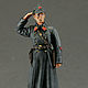 Tin soldier 54 mm. ekcastings. WWII Lieutenant of the Red Army, Military miniature, St. Petersburg,  Фото №1