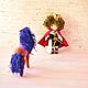 The Prince and his Horse, a set of felt toys. Stuffed Toys. KapElkA. My Livemaster. Фото №4