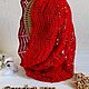 Снуд ажурный хлопковый. Снуды. Ирина Кислицына (crochet-irina). Интернет-магазин Ярмарка Мастеров.  Фото №2