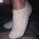 Women's knitted slippers Winter motive, Socks, Klin,  Фото №1