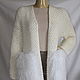 Кашемировый кардиган с Ламой. Кардиганы. Knit by Heart - Вязаная одежда 富. Ярмарка Мастеров.  Фото №6