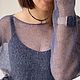 Паутинка из кидмохера. Джемперы. Lesi_knit. Ярмарка Мастеров.  Фото №5