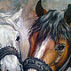 oil paiting A pair of horses (canvas). Pictures. VasilevskayaVa (vasyapaint). Online shopping on My Livemaster.  Фото №2