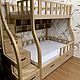 Детская двухъярусная кровать с лестницей комодом деревянная из массива. Кровати. SCANDI. Интернет-магазин Ярмарка Мастеров.  Фото №2