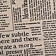 Ткань Лен "Газета". Ткани. Светлана Базанова (rukodeliespb). Интернет-магазин Ярмарка Мастеров.  Фото №2