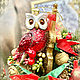  Red Owl, Christmas decorations, Chelyabinsk,  Фото №1
