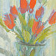 Картина маслом Тюльпаны весенние / Spring tulips. Картины. Juliavasi (juliavasiart). Ярмарка Мастеров.  Фото №6