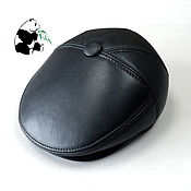 Аксессуары handmade. Livemaster - original item Leather men`s soft cap. Petelinka genuine leather. Handmade.