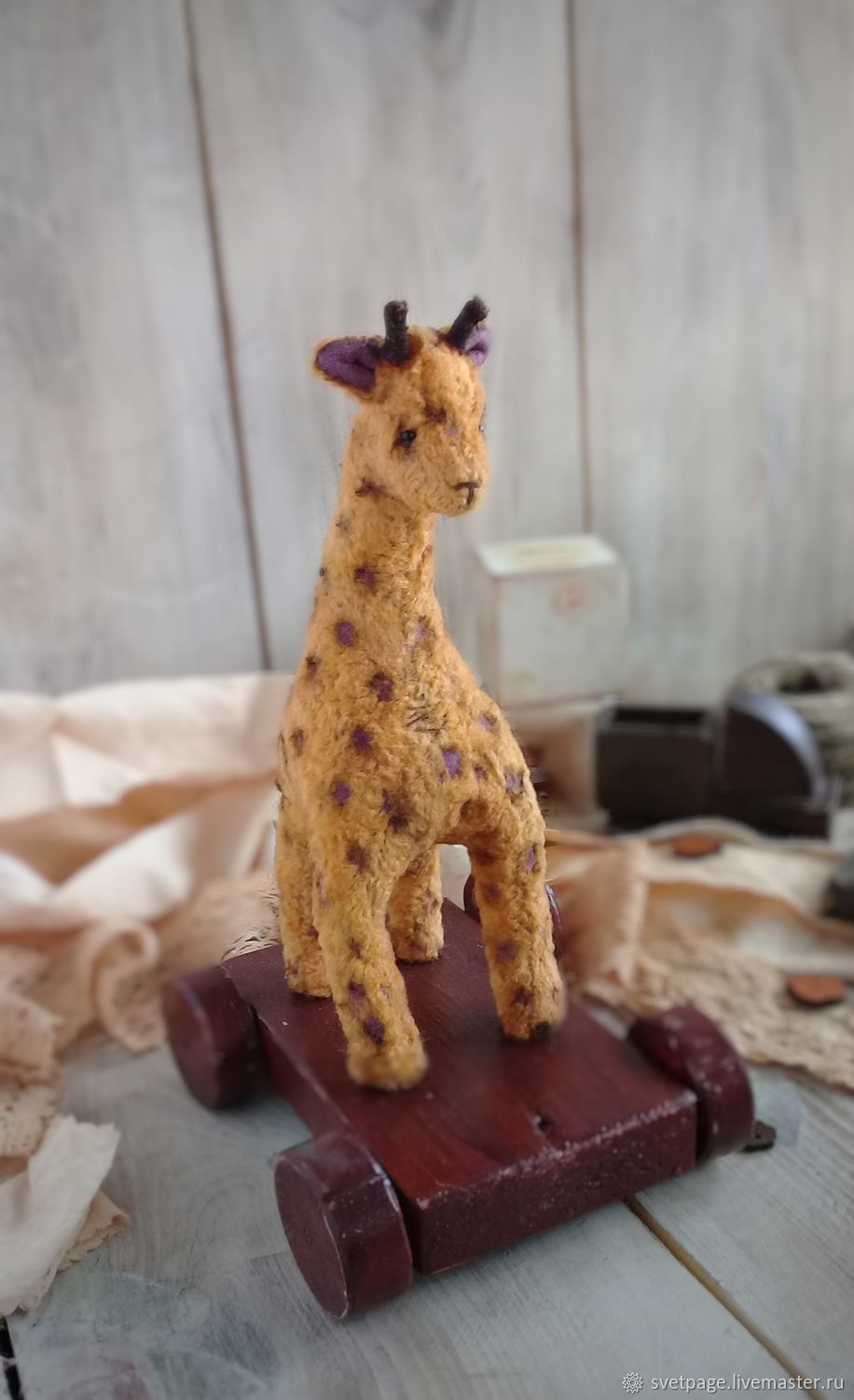 НА ЗАКАЗ! Жираф игрушка ручной работы для мальчика или девочки