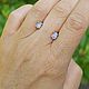 Серьги пусеты серебро лабрадорит. Серьги классические. Newstylejewelry. Интернет-магазин Ярмарка Мастеров.  Фото №2
