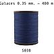 Нить для кожи круглая вощеная, полистер Galaces 038 толщина 0.35 mm, Нитки, Белгород,  Фото №1