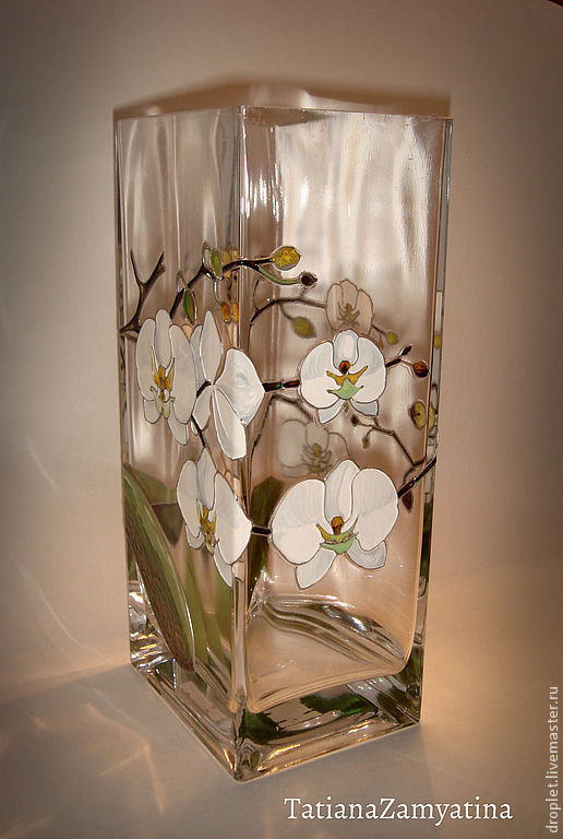 Ваза "Белые Орхидеи"