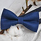 Tie for a dark blue wedding, a stylish graduate and a bright leading events.
