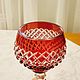 Винтаж: Фужеры 6 штук цветной хрусталь винтаж. Вазы винтажные. Vintage Boutique. Ярмарка Мастеров.  Фото №6