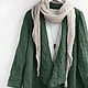 Linen cardigan with open edges, Jackets, Tomsk,  Фото №1