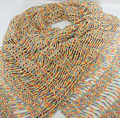 Аксессуары handmade. Livemaster - original item A scarf a stole knit crochet. Handmade.