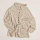 White cardigan with pockets jacket knitted raglan No. №22, Cardigans, Saratov,  Фото №1