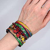 Украшения handmade. Livemaster - original item A bracelet made of beads: Owl - Butterfly Bracelet. Handmade.