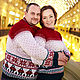 Sweater Snowman and Chukchi with a Norwegian ornament. Family kit. Sweaters. SweaterOK. Online shopping on My Livemaster.  Фото №2