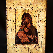 Картины и панно handmade. Livemaster - original item icon of mother of God of Vladimir. With the ark. Handmade.