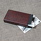 Order Brown cigarette case for thin (Slims) cigarettes. Joshkin Kot. Livemaster. . Cigarette cases Фото №3