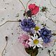 Брошь Полевые цветы, Цветы, Калининград,  Фото №1