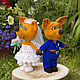 The bride and groom, knitted foxes. Amigurumi dolls and toys. Bianova. Online shopping on My Livemaster.  Фото №2