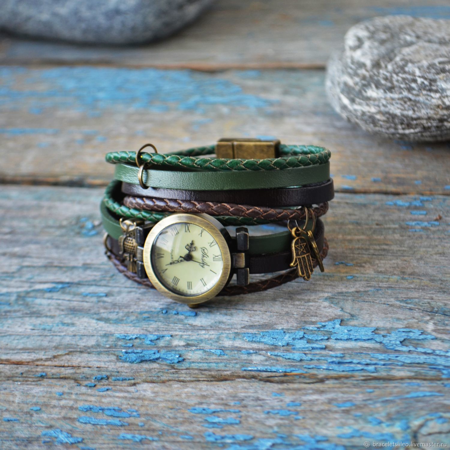 Часы наручные: женские наручные бохо часы браслет СОВА в интернет-магазине Ярмарка Мастеров по цене 2847.5 ₽ – SN1VGRU