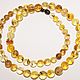 Beads beads made of natural amber with inclusions. Beads2. podaro4ek22. My Livemaster. Фото №4