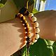 Pearl and Tiger Eye Beads. The amulet is harmony in everything everywhere. Beads2. Magic Jewelry from Svetlana (talisman8magiya). My Livemaster. Фото №5