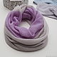 Snudy: Snood scarf knitted from kid mohair silk in two turns, Snudy1, Cheboksary,  Фото №1