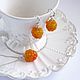 'Cloudberry' earrings and pendant. Jewelry Sets. Country Cottage. My Livemaster. Фото №4