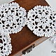 Order The openwork napkins set of 6-11cm. Natalie crochet flowers. Livemaster. . Scrapbooking Elements Фото №3