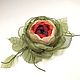 The Great Mystery Of Forest Fairies. Brooch - handmade flower made of fabric. Brooches. ms. Decorator. My Livemaster. Фото №4