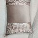 Декоративная подушка SCROLLS COL. POWDER, hand made. Подушки. VGM-shop (vgm-shop). Интернет-магазин Ярмарка Мастеров.  Фото №2