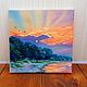 'Melted sunset gold ' oil.canvas. Pictures. Anji's favourite pictures (anzhela-a). Online shopping on My Livemaster.  Фото №2