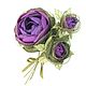 Rose Purple Valley. The brooch with the colors of the fabrics. BOUQUET. Brooches. ms. Decorator. My Livemaster. Фото №5