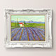 Oil painting Lavender Provence Lavender fields, Pictures, Alicante,  Фото №1