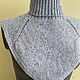 Заказать Манишка твидовая, меринос. FAVORITE KNITWEAR (Наталья). Ярмарка Мастеров. . Манишки Фото №3
