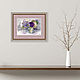  Still life with a bouquet of asters. Watercolor. Pictures. zazulla (zazulla). Online shopping on My Livemaster.  Фото №2