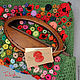 Knitted bag 'Poppy field' based on K. Monela. Classic Bag. asmik (asmik). My Livemaster. Фото №5