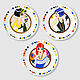 Decorative plates on the wall with girls Gifts for February 14 No. №4, Gifts for March 8, Moscow,  Фото №1