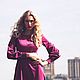 Заказать Платье миди Спелая черешня. Dudu-dress. Ярмарка Мастеров. . Платья Фото №3