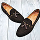 Men's loafers made of natural suede, individual tailoring!. Loafers. SHOES&BAGS. Online shopping on My Livemaster.  Фото №2