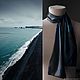 Винтаж: Dark Ocean. Шёлковый шарфик,  мерч Sebastian Professional. Платки винтажные. Vintage-bazaar. Ярмарка Мастеров.  Фото №7