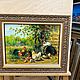 Картина маслом «Петушки и курочки» 30х40. Картины. Картины маслом  Prostokartina (prostokartina). Ярмарка Мастеров.  Фото №5