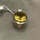 Серебряный кулон с природным цитрином. Кулон. OLVIKSOL JEWELRY STORE. Интернет-магазин Ярмарка Мастеров.  Фото №2