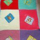 Order Patchwork knitted plaid for a newborn. Petelka. Livemaster. . Baby blankets Фото №3