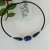 Украшения handmade. Livemaster - original item Necklace choker with lapis lazuli. Handmade.